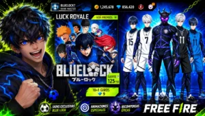 Nuevos códigos Blue Lock en FREE FIRE